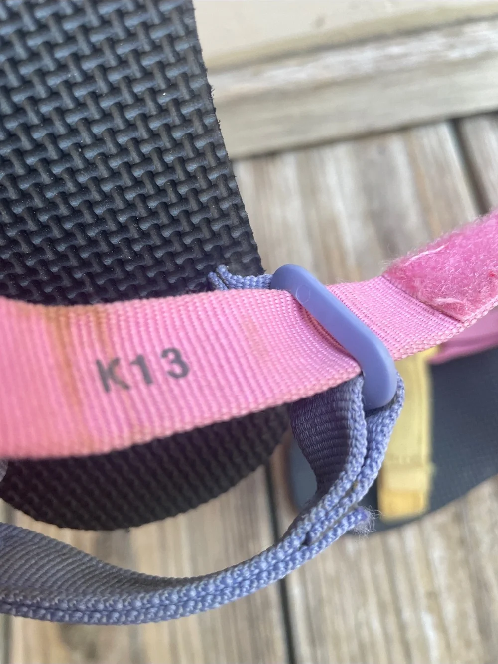 Teva Original Universal Kids Pink Purple Yellow Sport Sandals Size K13